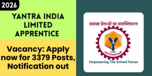 yantra india limited apprentice recruitment 2026